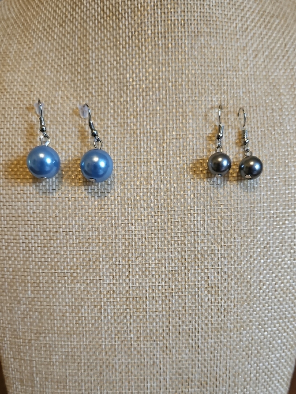 Classic Faux-Pearl Drop Earrings